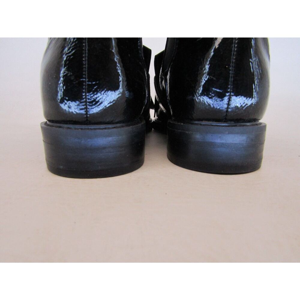 Marc Fisher Womens Size 6 M Black Leather Buckle Kilt Ankle Fashion Boots Bootie - Picture 8 of 11